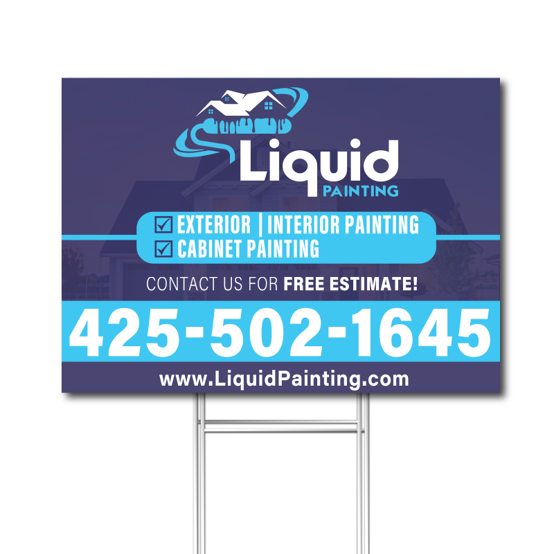 Professional Painting Service Yard Sign