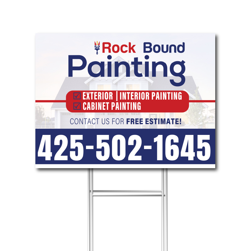 Professional Moving Service Yard Sign Design